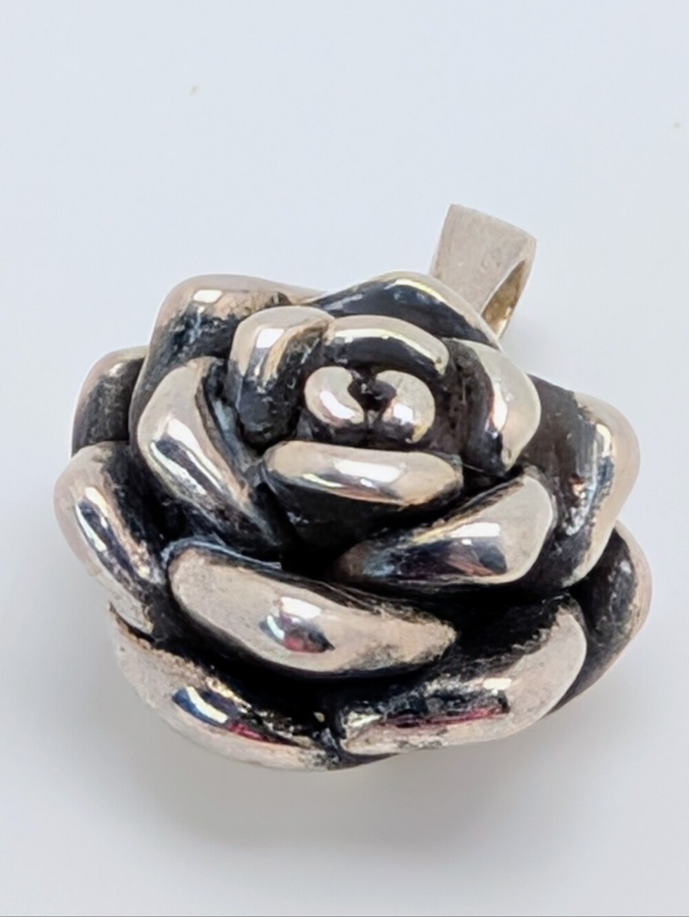 Rose S925 Sterling Silver Pendant - Picture 3 of 7